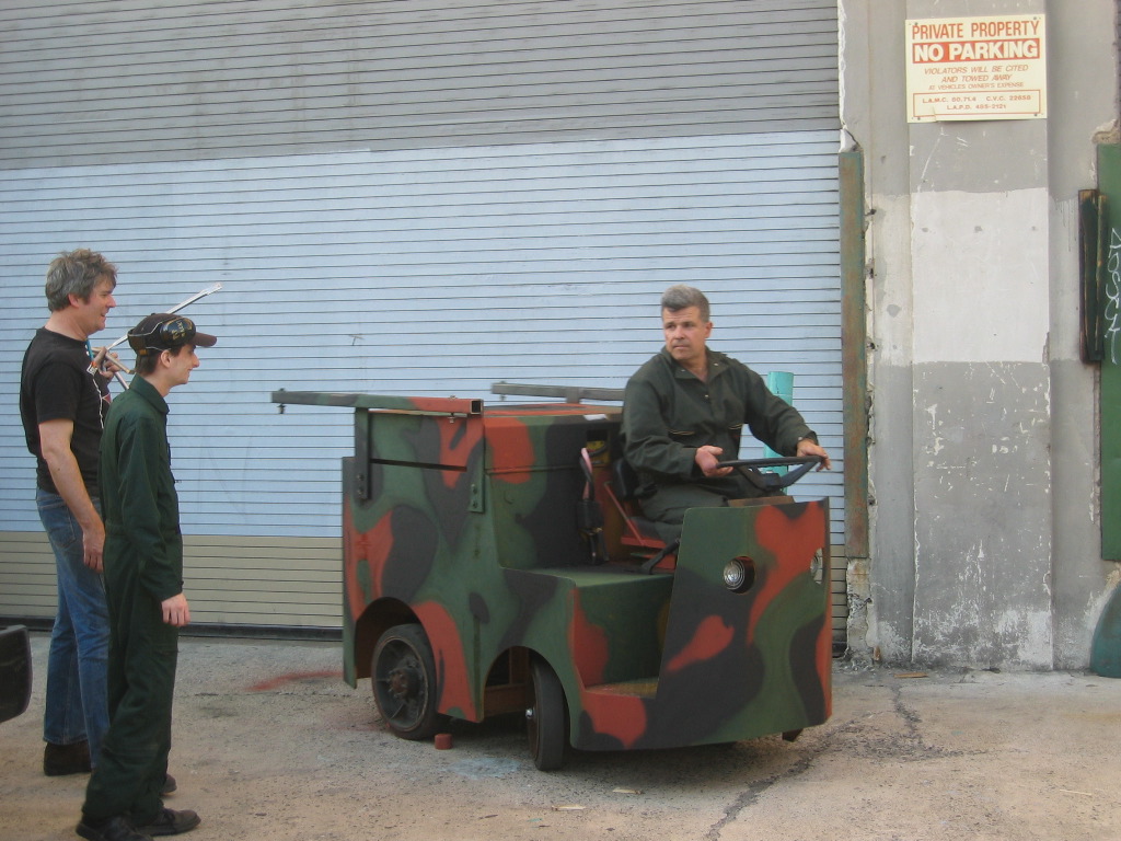 mark goes for a spin in the boeing bombloader